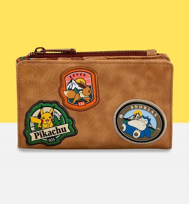 Loungefly Pokémon Camper Patches Wallet
