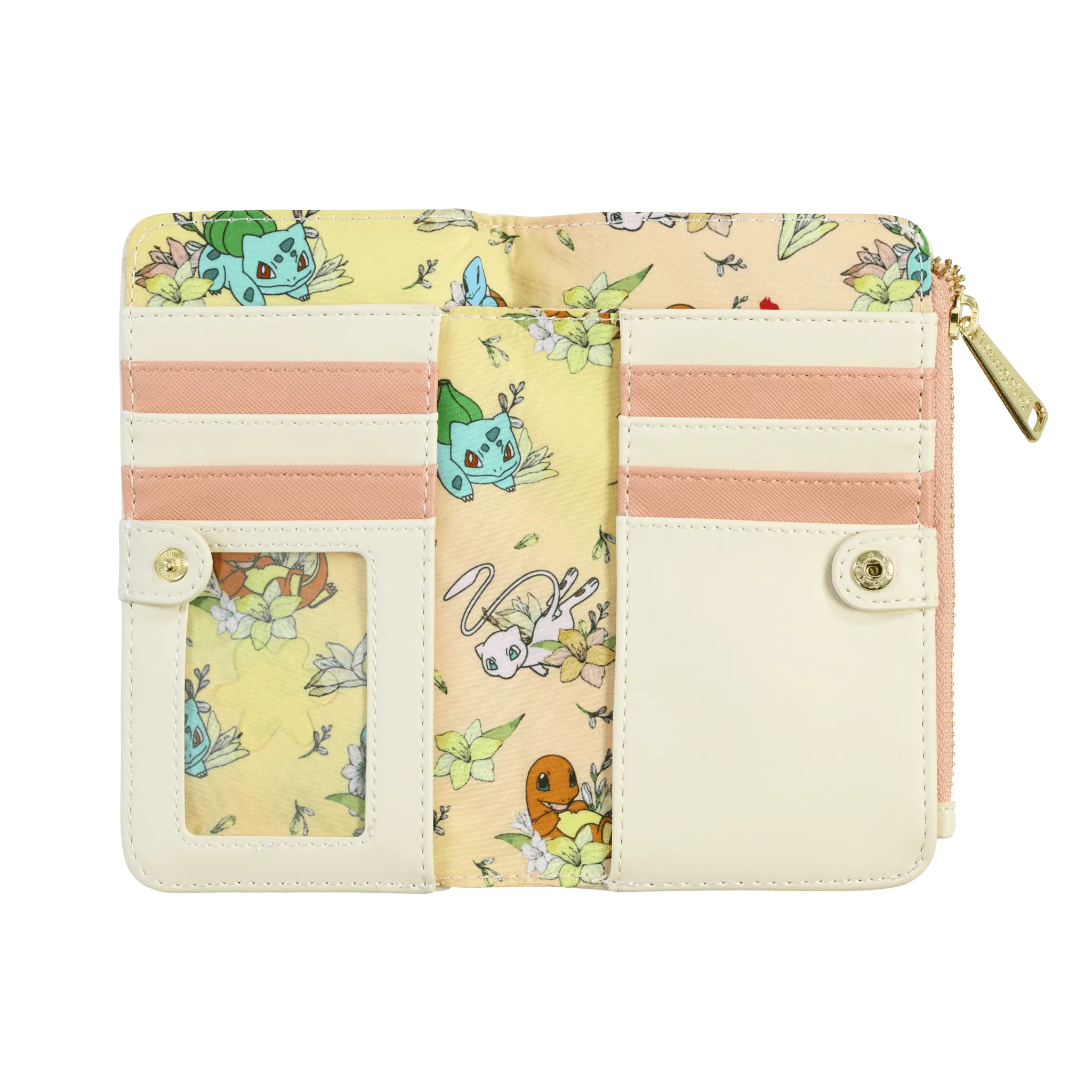 Loungefly Pokémon Kanto Starters Floral Wallet - Image 4