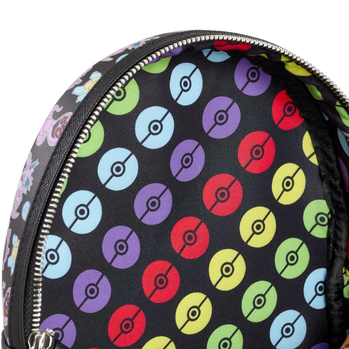Loungefly Pokémon Multi Character All-Over Print Mini Backpack - Image 4