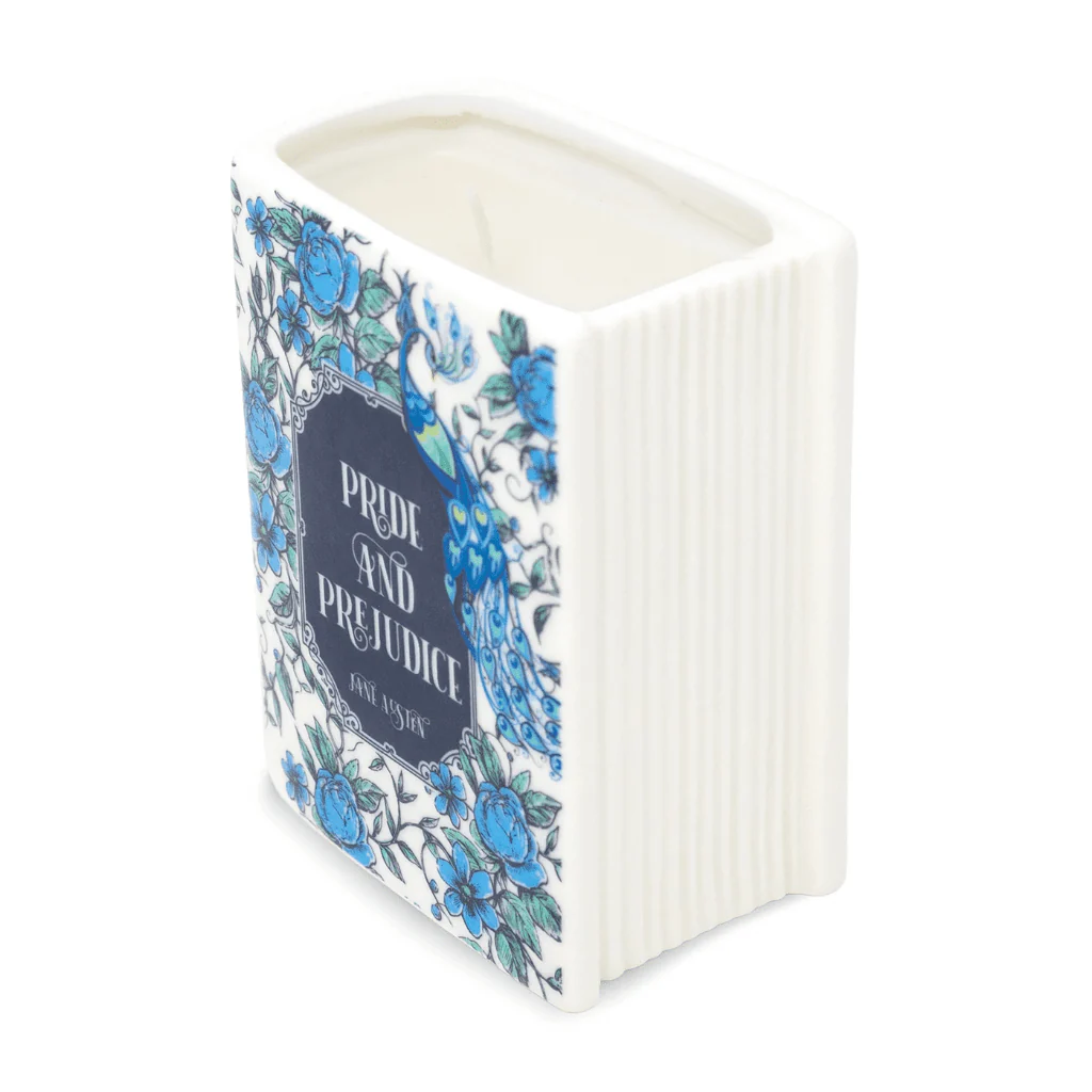 Pride and Prejudice Book Shaped Ceramic Candle