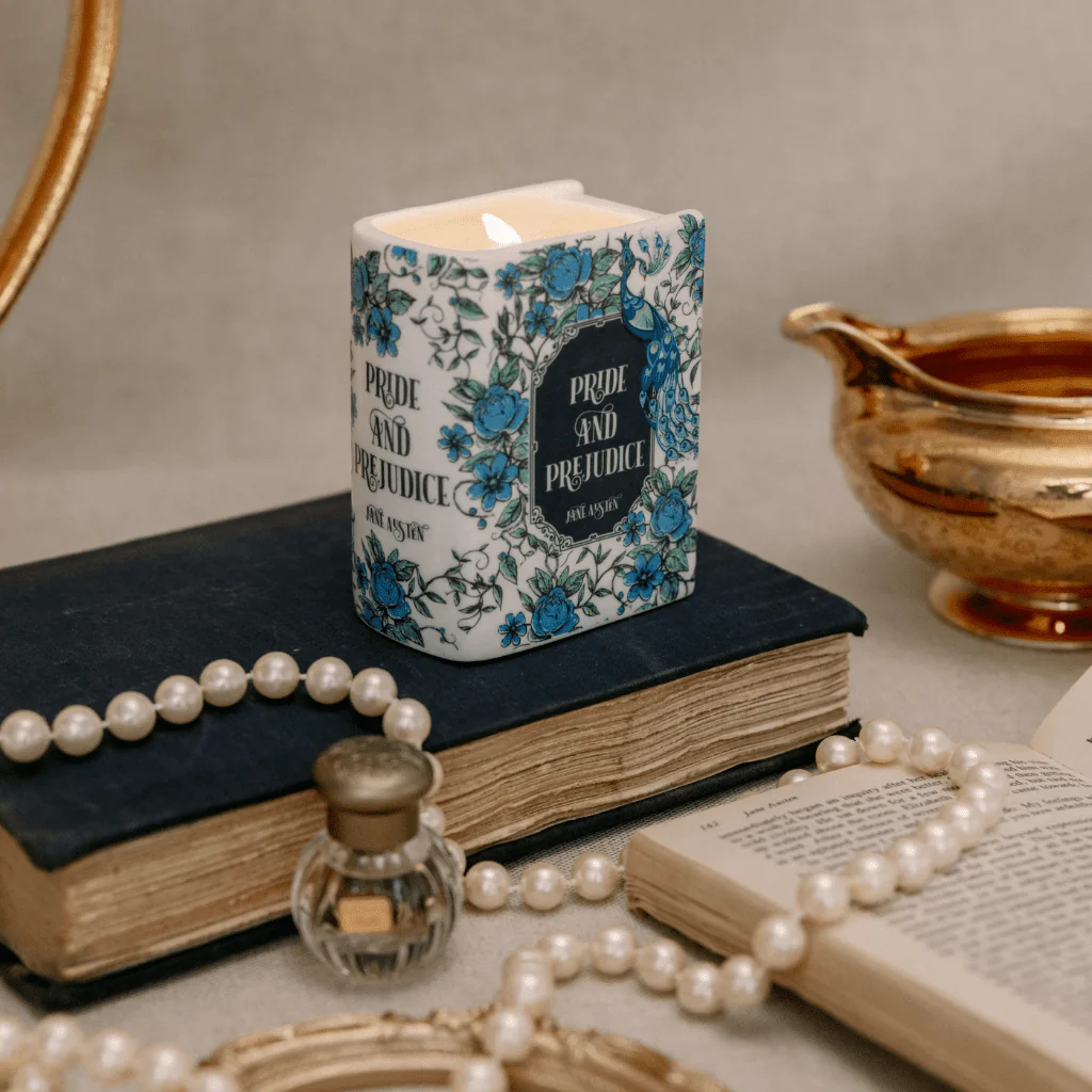 Pride and Prejudice Book Shaped Ceramic Candle - Image 10