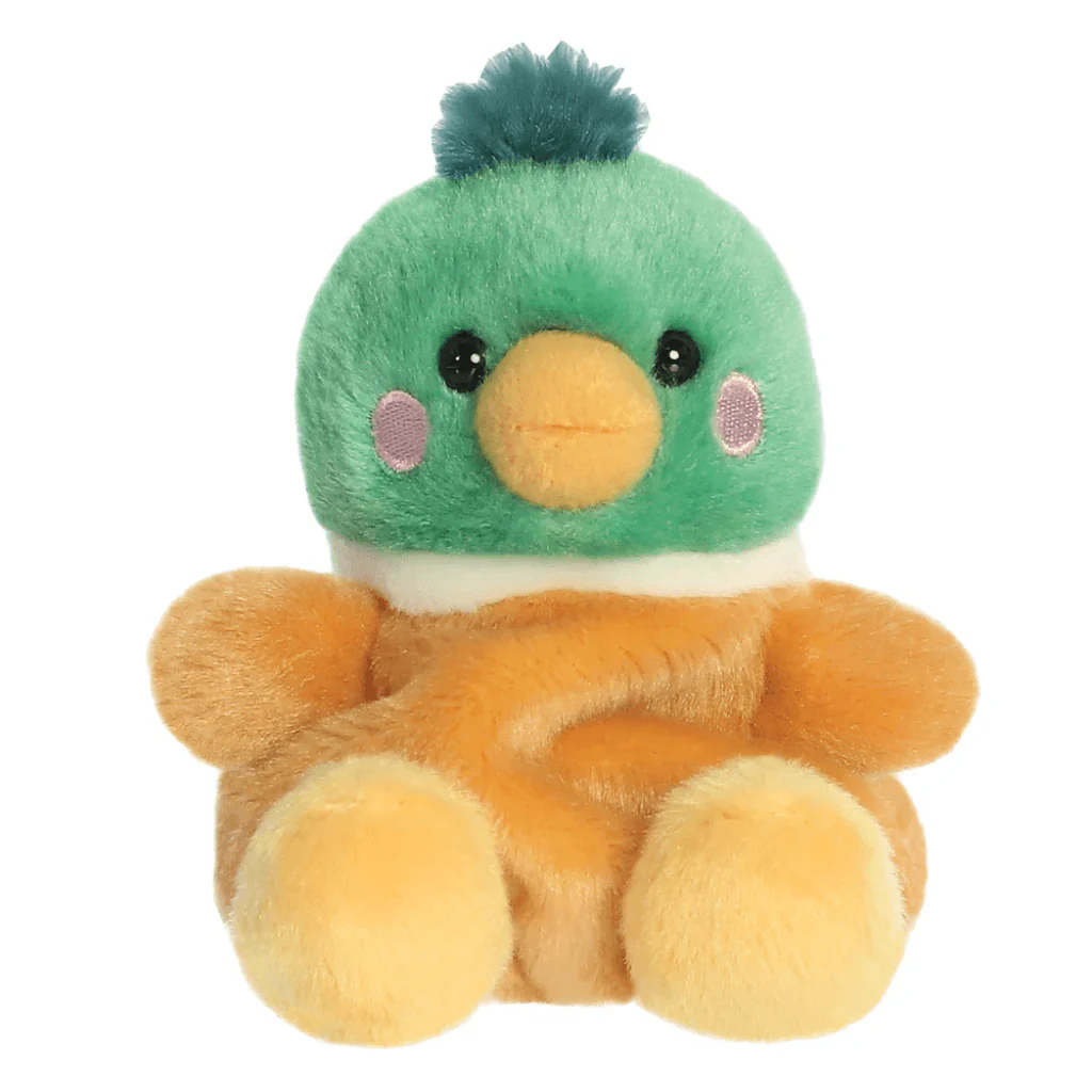 Puddles Mallard Duck Palm Pals Plush Toy