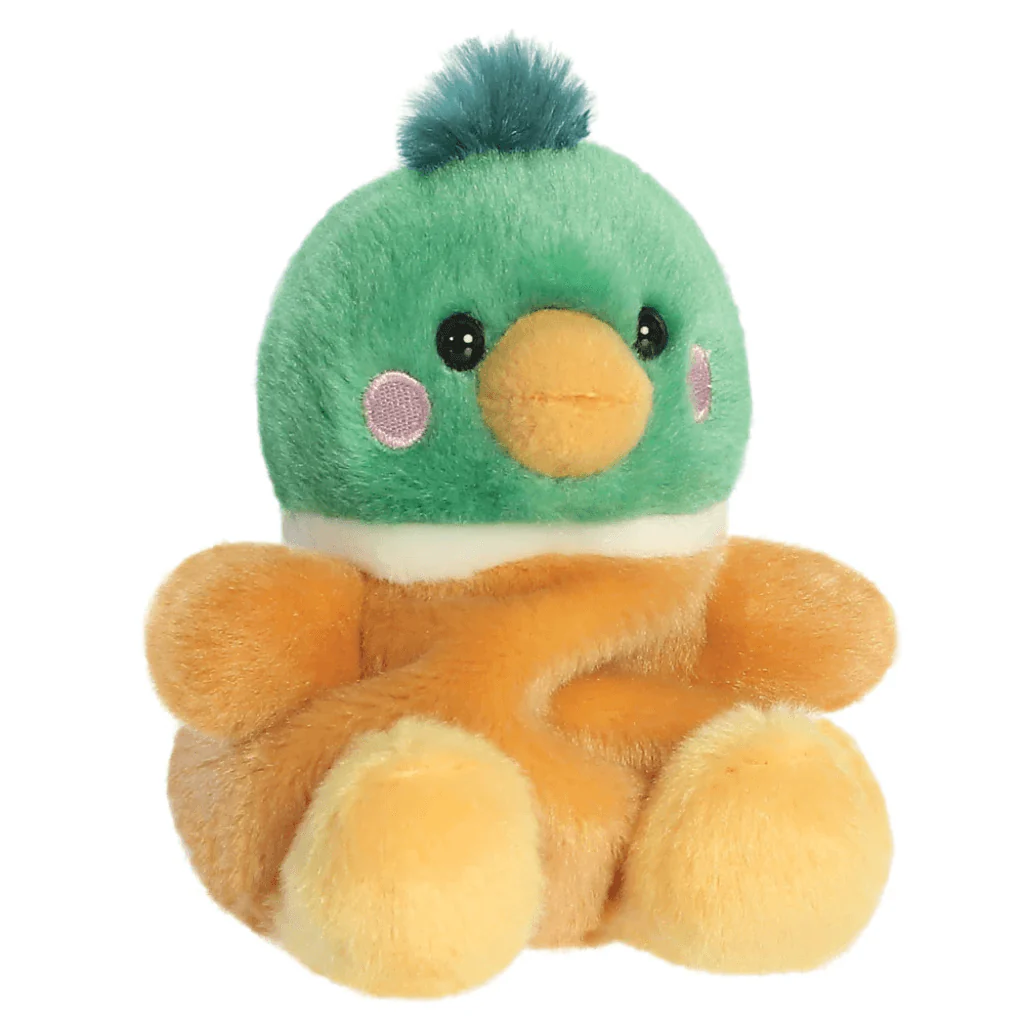 Puddles Mallard Duck Palm Pals Plush Toy - Image 2