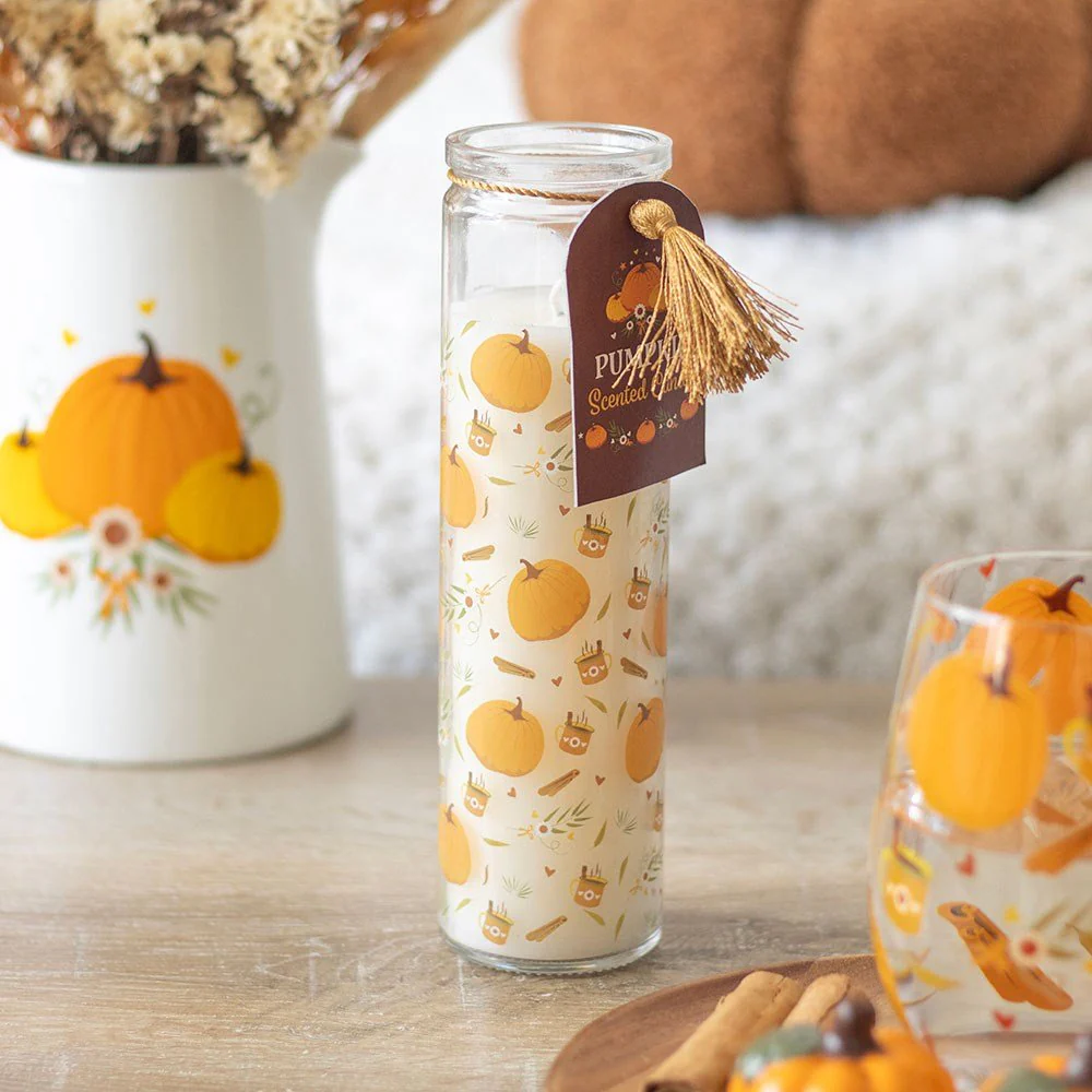 Pumpkin-Scented Tube Candle