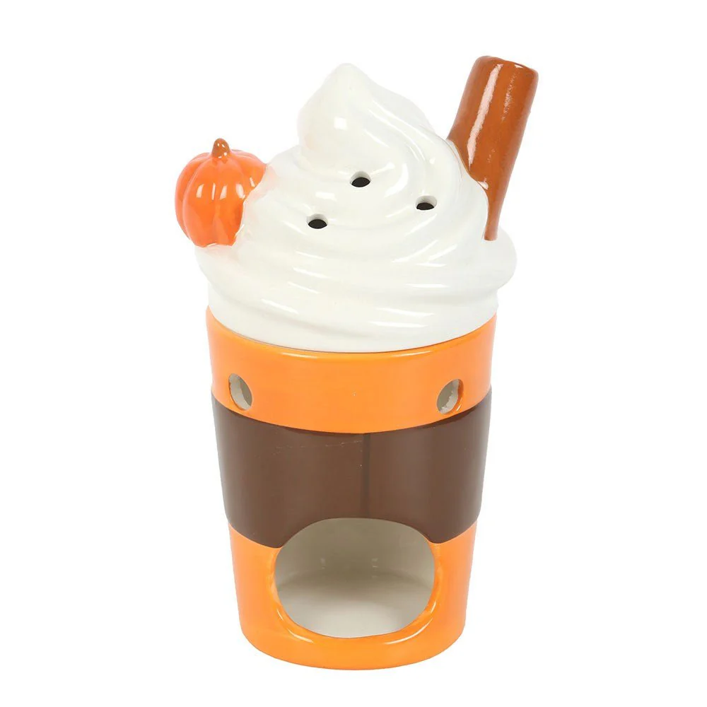 Pumpkin Spice Latte Oil Burner & Wax Warmer | Cosy Autumn Homeware - Image 5