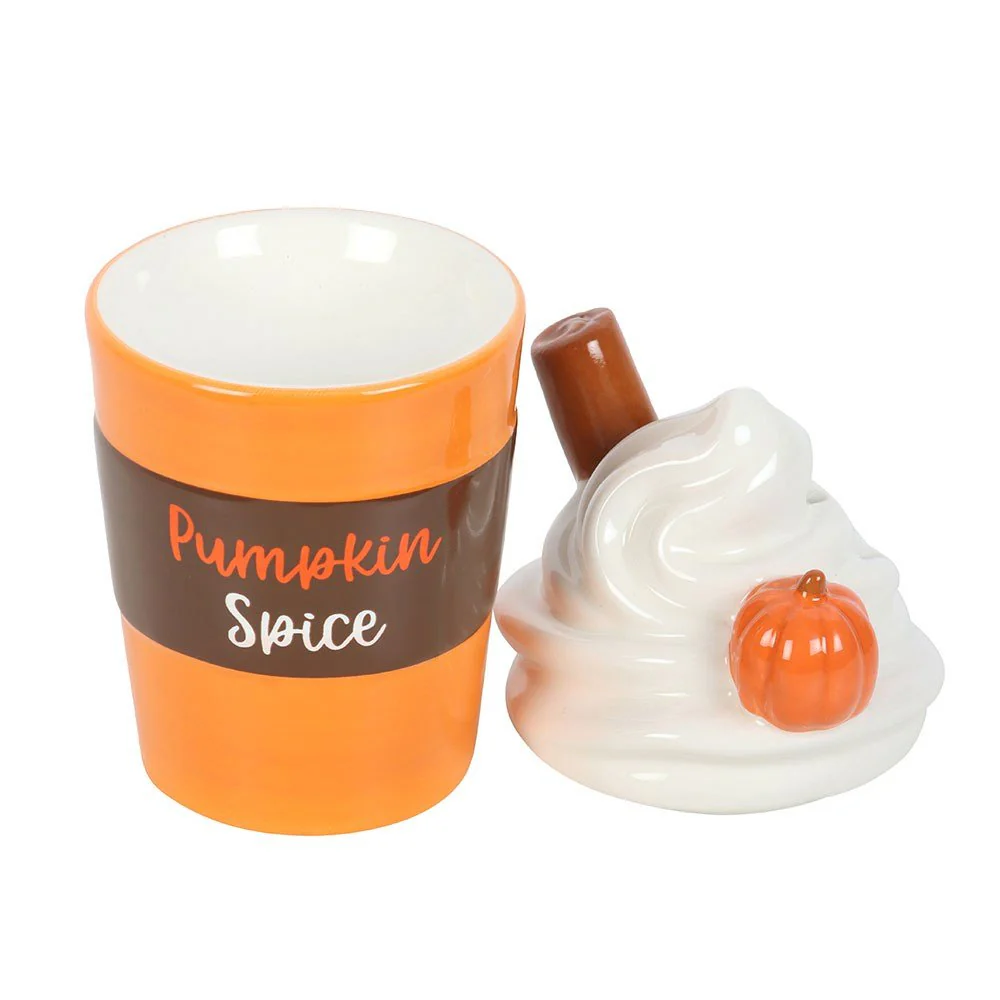 Pumpkin Spice Latte Oil Burner & Wax Warmer | Cosy Autumn Homeware - Image 6
