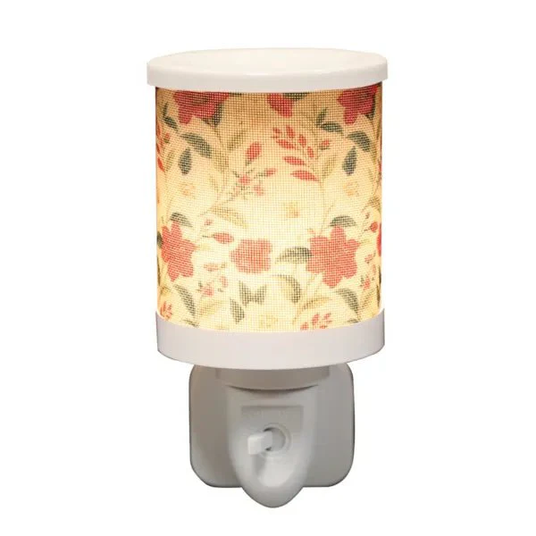 Red Floral Plug In Wax Melt Burner - Image 2