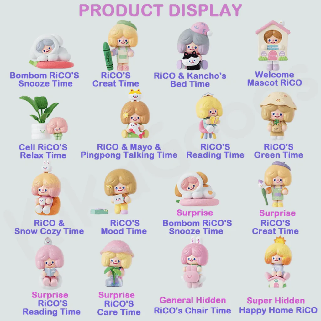 RiCO Happy Room Tour Blind Box – Surprise & Hidden Collectable Mini Figures - Image 3