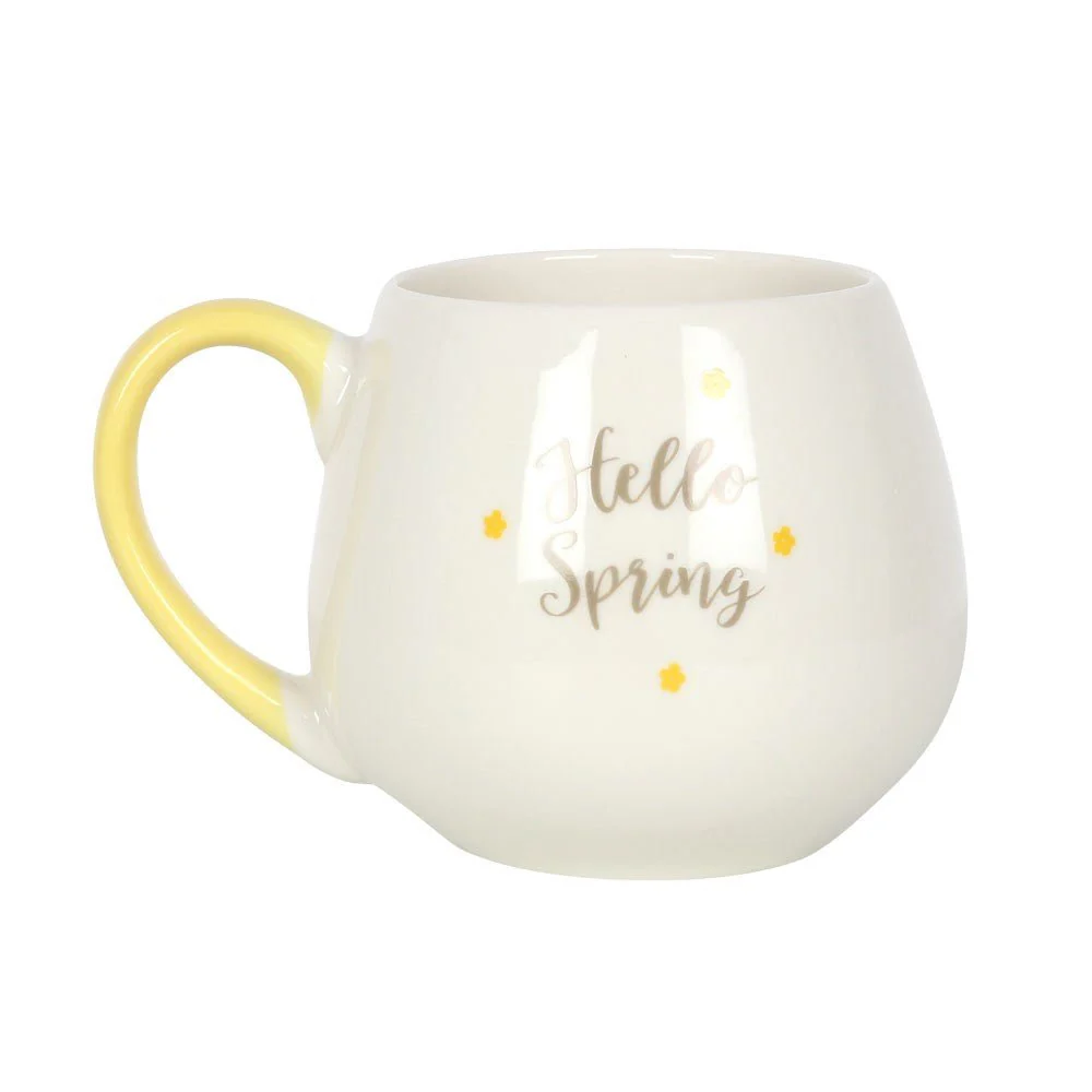 Rounded Ceramic Mug - Hello Spring - Image 2