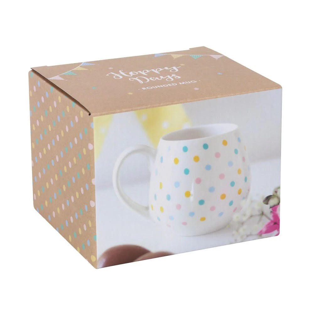 Rounded Ceramic Mug - Spotted - Image 3