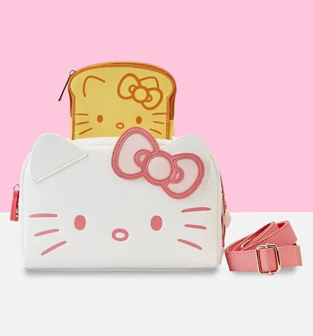 Loungefly Sanrio Hello Kitty Breakfast Toaster Crossbody Bag - Image 9