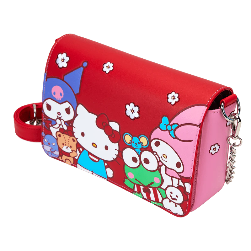 Loungefly Sanrio Hello Kitty & Friends Color Block Crossbody Bag - Image 3