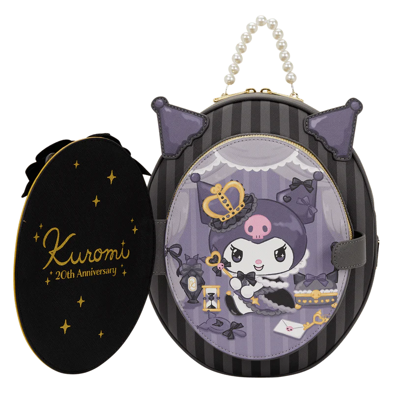 Loungefly Sanrio Kuromi 20th Anniversary Cameo Mini Backpack - Image 3