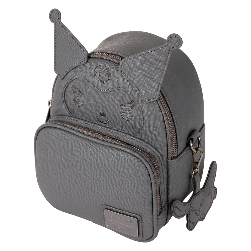 Loungefly Sanrio Kuromi Monochrome Cosplay Convertible Mini Backpack & Crossbody Bag - Image 3