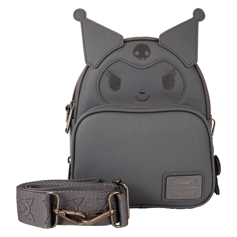 Loungefly Sanrio Kuromi Monochrome Cosplay Convertible Mini Backpack & Crossbody Bag - Image 5