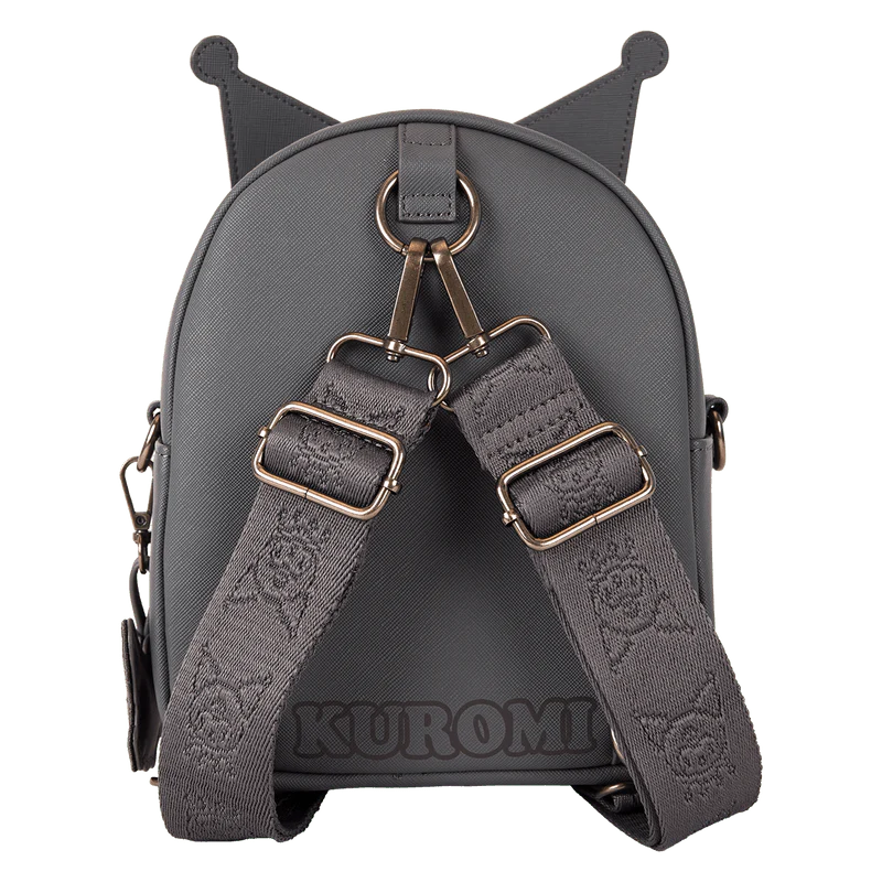 Loungefly Sanrio Kuromi Monochrome Cosplay Convertible Mini Backpack & Crossbody Bag - Image 7