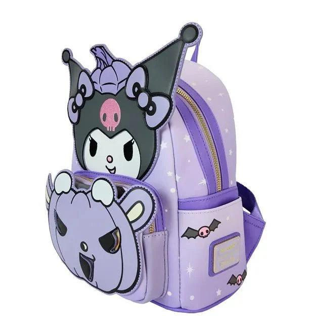 Loungefly Sanrio Kuromi Pumpkin Mini Backpack - Image 3