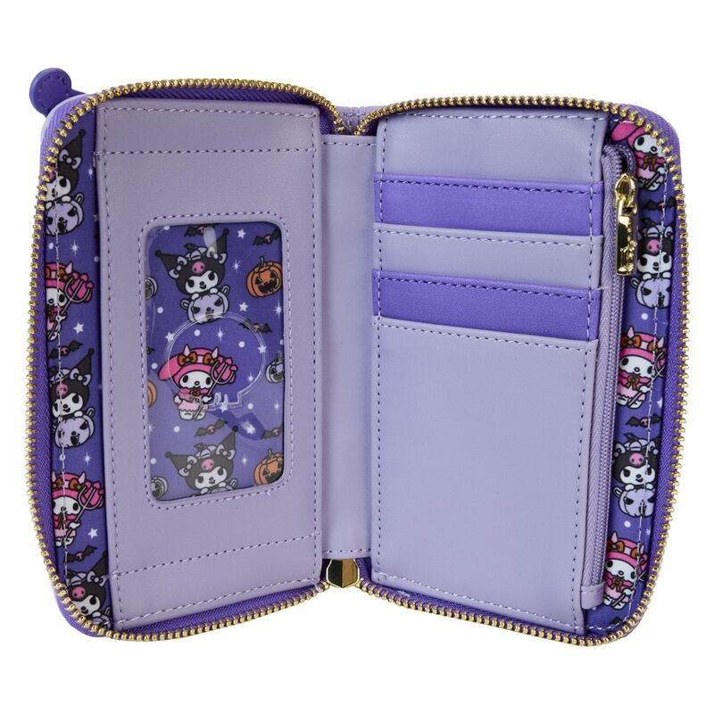 Loungefly Sanrio Kuromi Pupkin Zip Around Wallet - Image 4