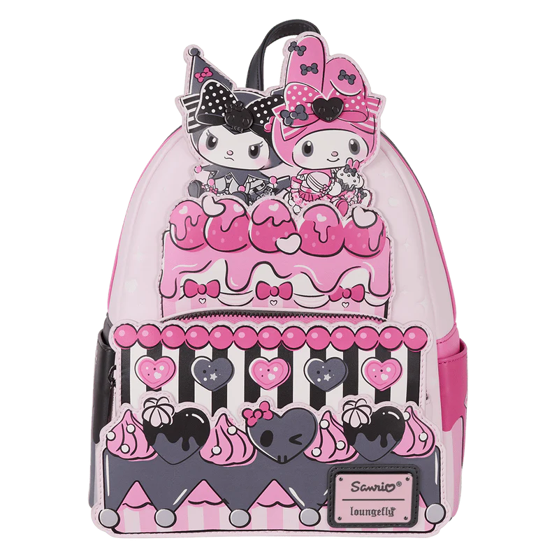 Loungefly Sanrio My Melody & Kuromi Cake Mini Backpack