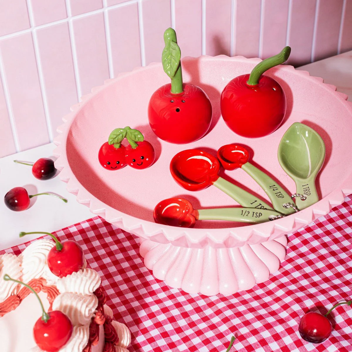 Sass & Belle Cherry Measuring Spoons - Image 3