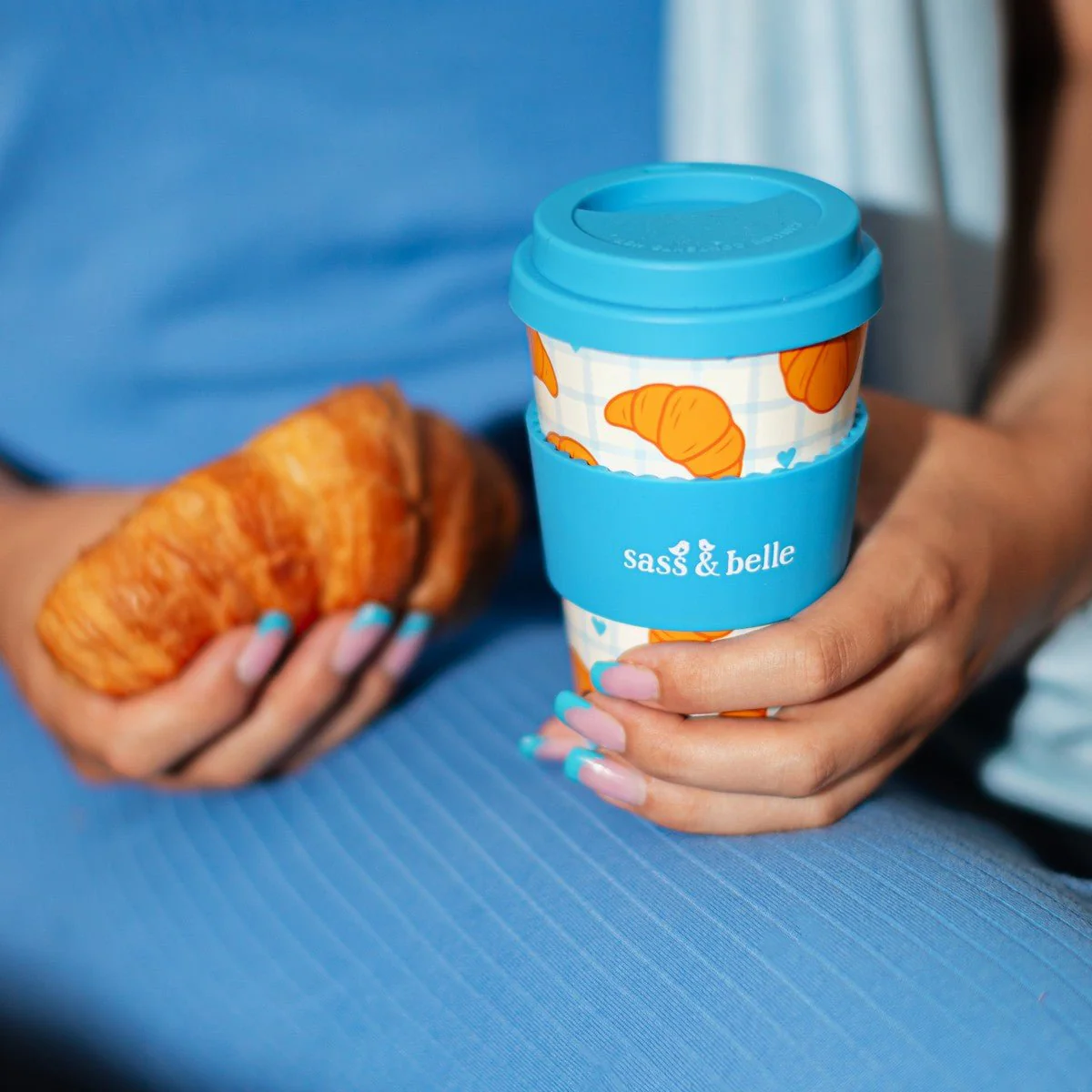 Sass & Belle Croissant Travel Coffee Cup - Image 3