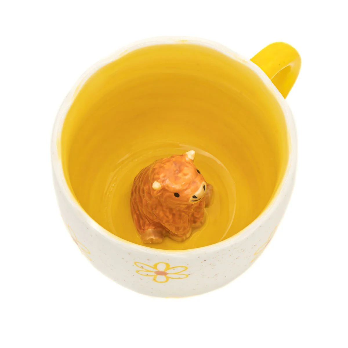 Sass and Belle Highland Cow Daisy Surprise Mug
