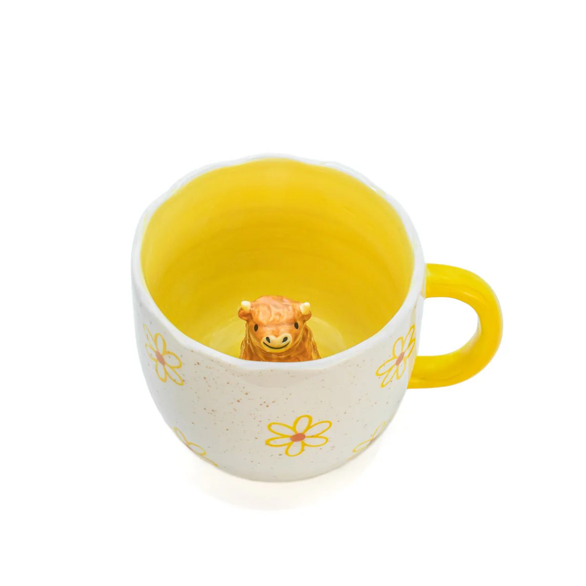 Sass and Belle Highland Cow Daisy Surprise Mug - Image 2