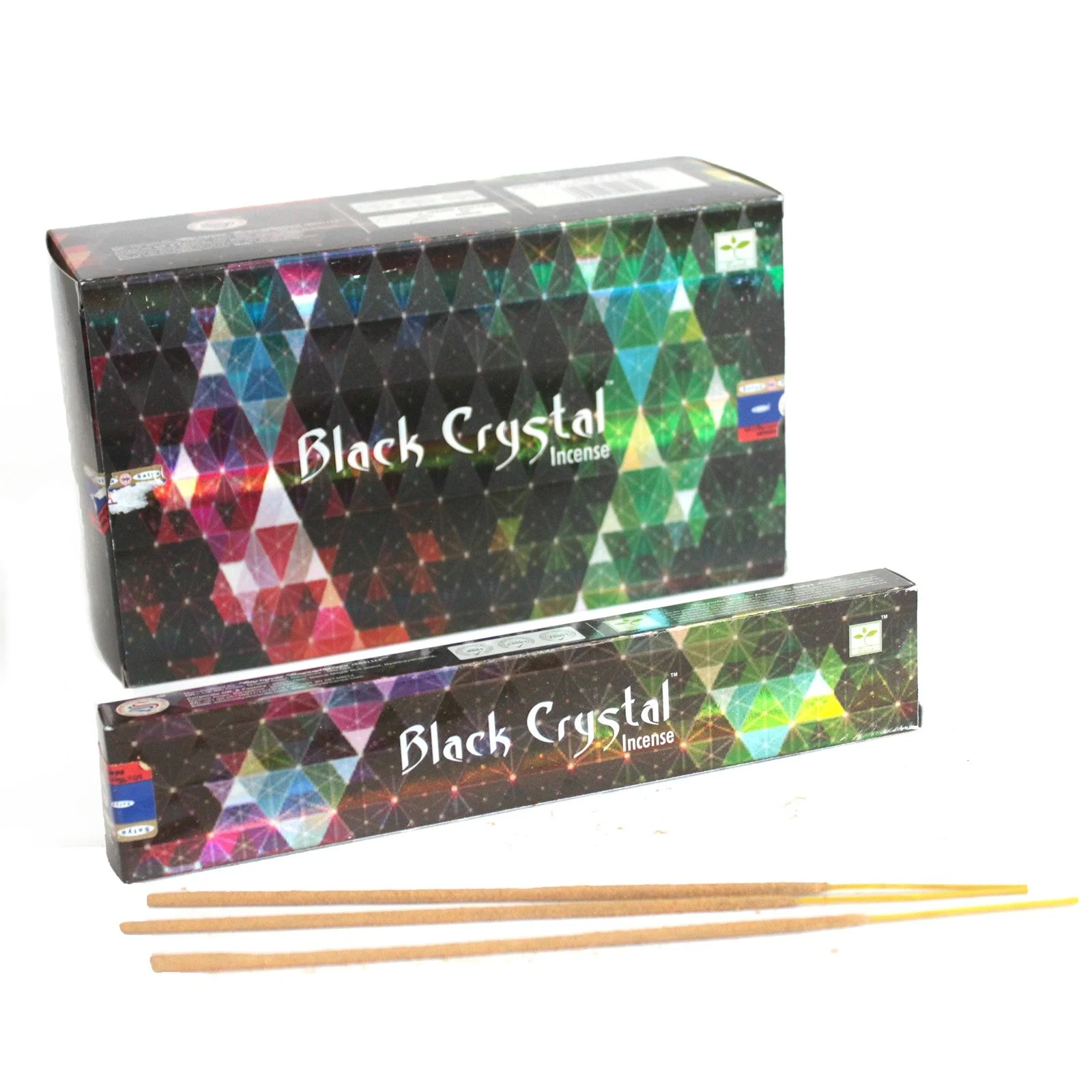 Satya Black Crystal Incense Sticks 15g