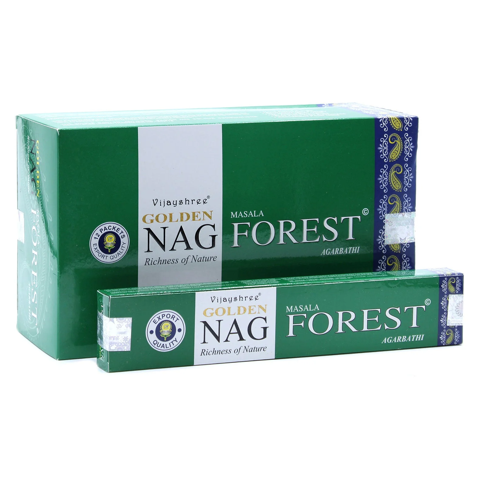 Satya Golden Nag Incense Sticks - Forest 15g