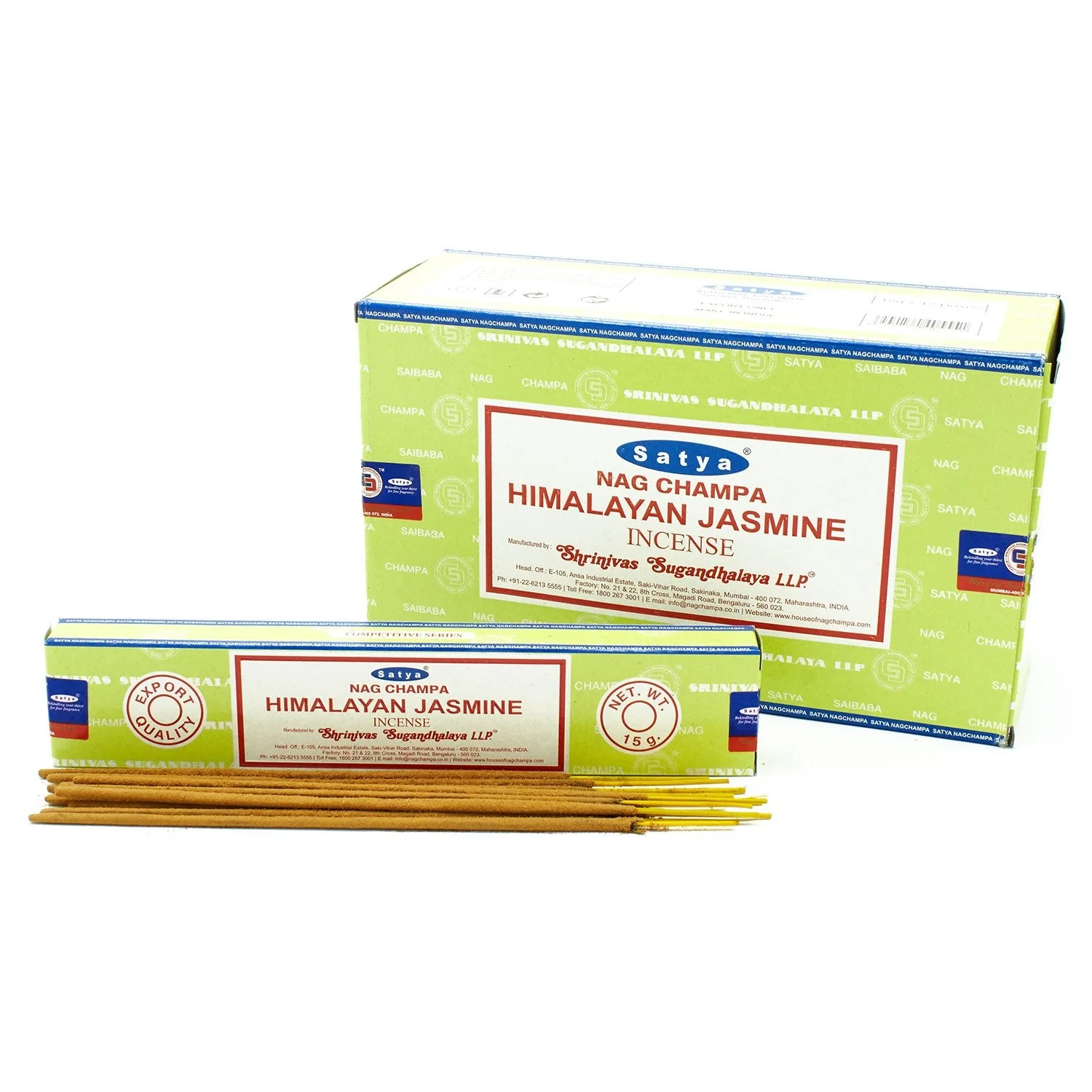 Satya Himalayan Jasmine Incense Sticks 15g