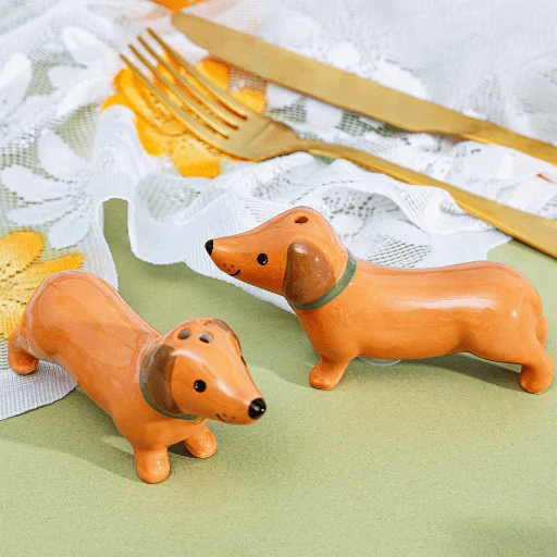 Sass and Belle Sausage Dog Salt and Pepper Shakers - Image 3