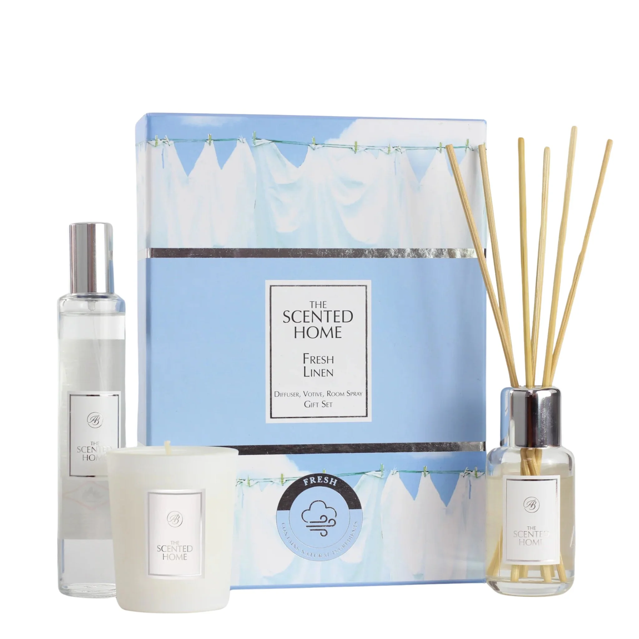 Scented Home Gift Set - Fresh Linen