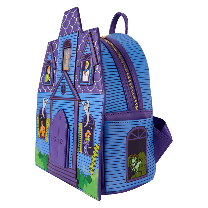 Loungefly Scooby-Doo Mystery Inc. Haunted Mansion Lenticular Mini Backpack - Image 2