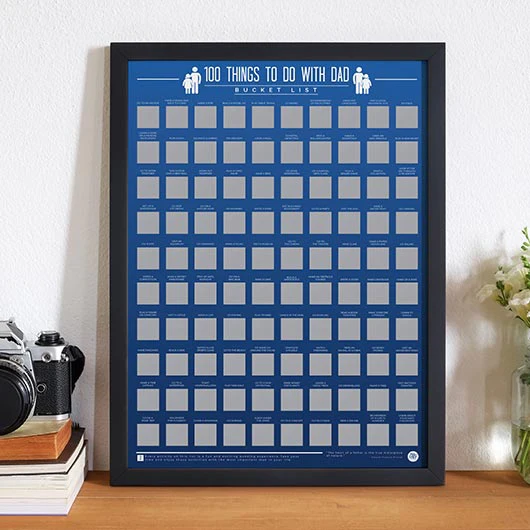 Scratch Poster - 100 Things To Do With Dad - Image 2