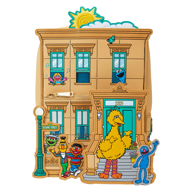 Loungefly Sesame Street Neighborhood Friends Mini Backpack