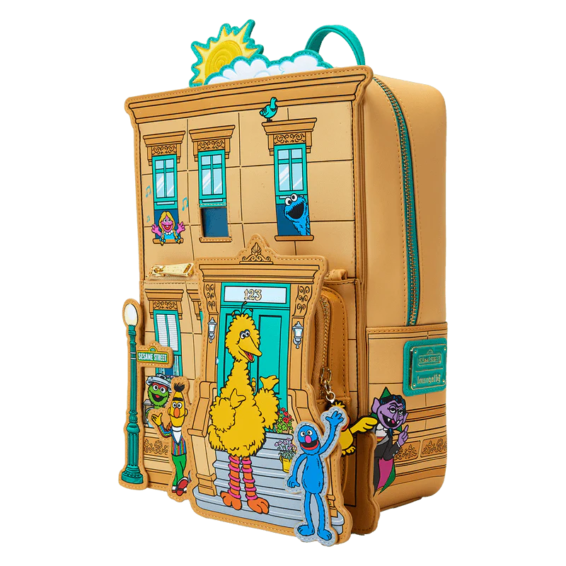 Loungefly Sesame Street Neighborhood Friends Mini Backpack - Image 2