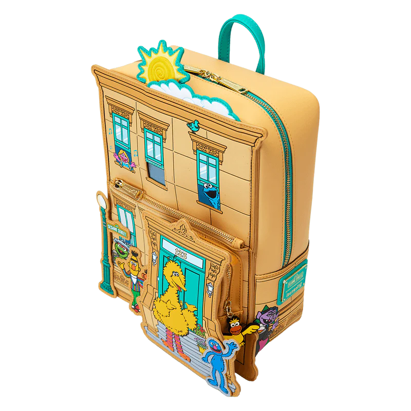 Loungefly Sesame Street Neighborhood Friends Mini Backpack - Image 3