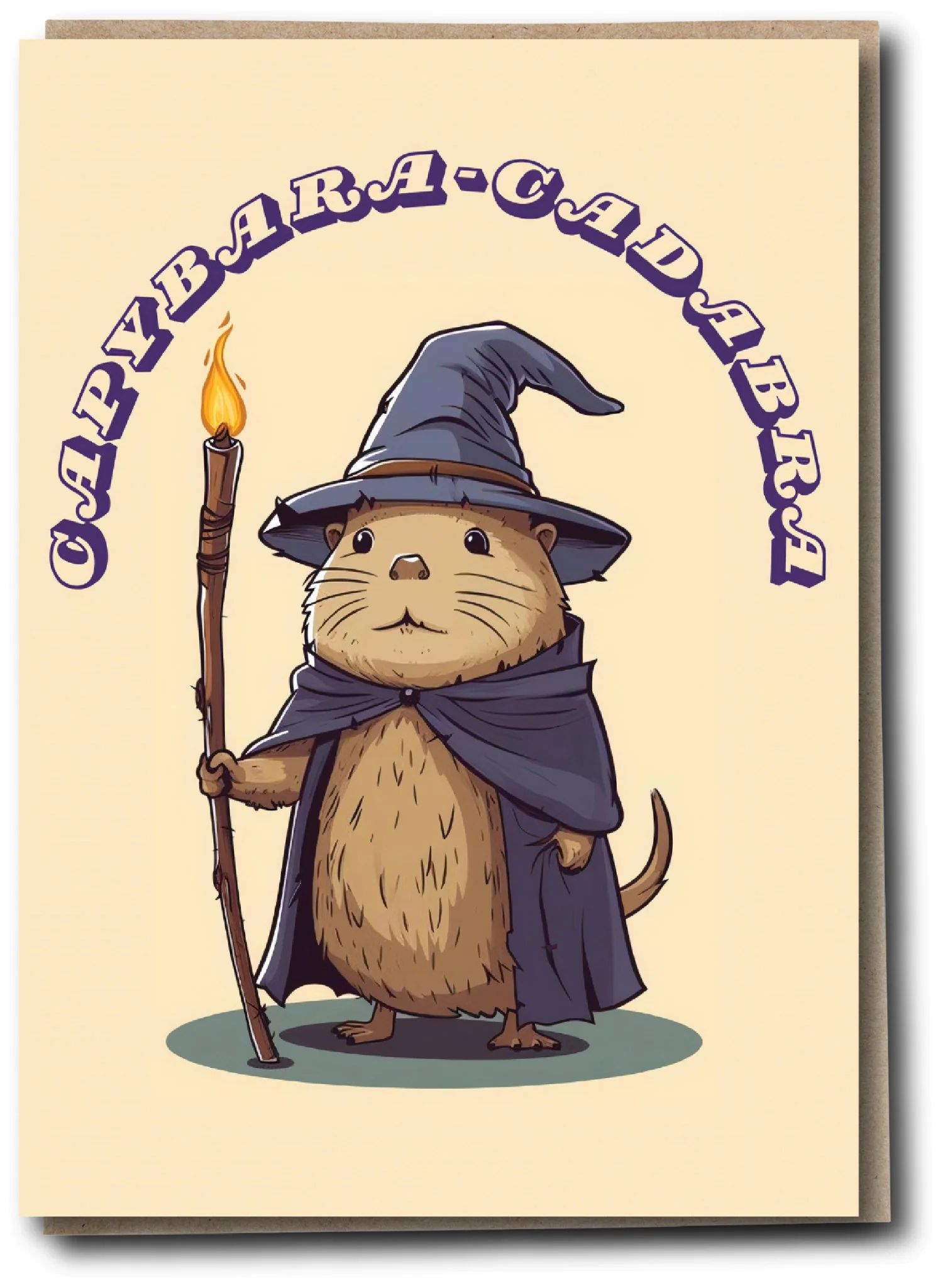 Silly Sausage Cards - Capybara Cadabra