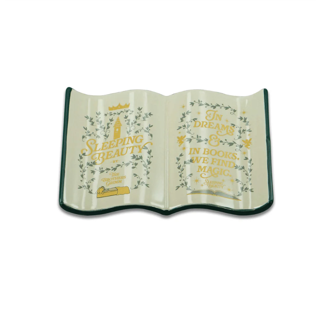 Sleeping Beauty Ceramic Book Trinket Dish