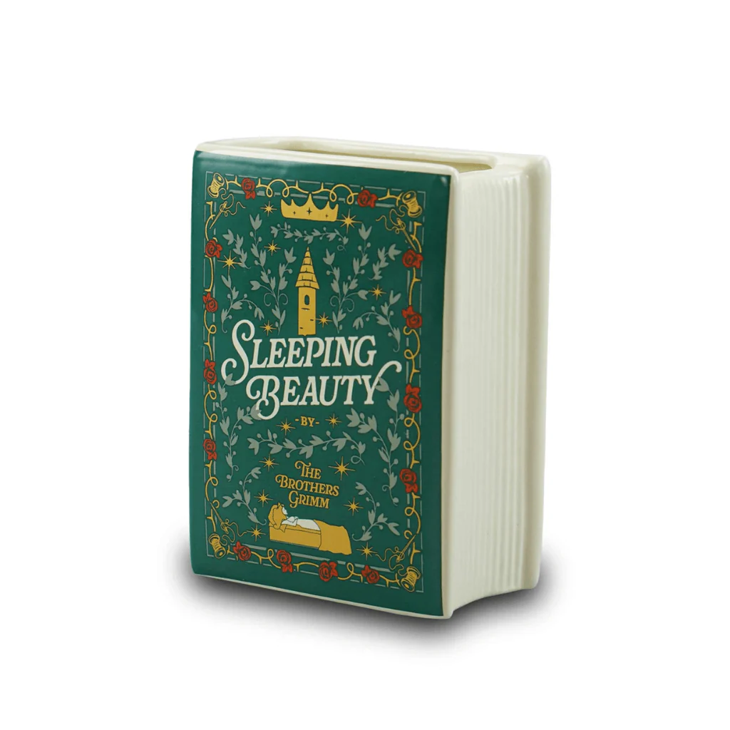 Sleeping Beauty Ceramic Book Vase