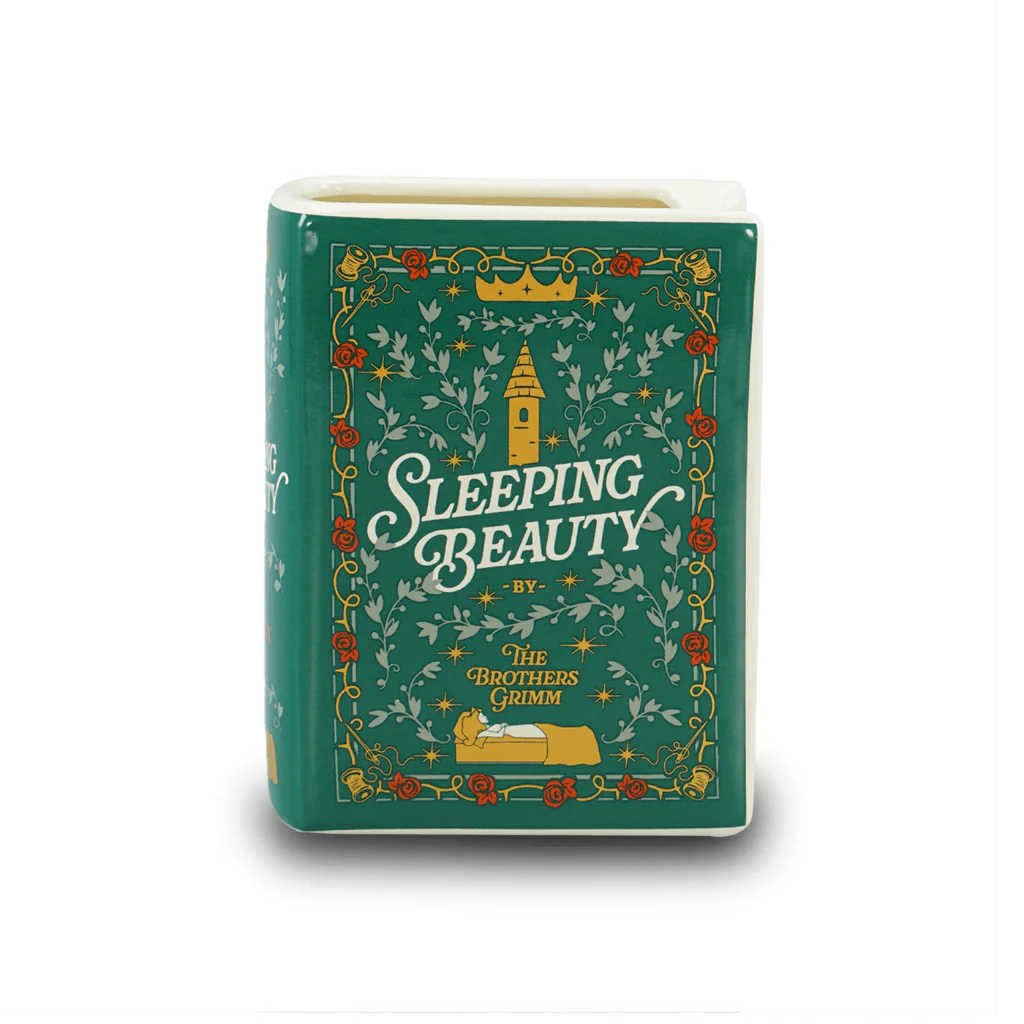 Sleeping Beauty Ceramic Book Vase - Image 2
