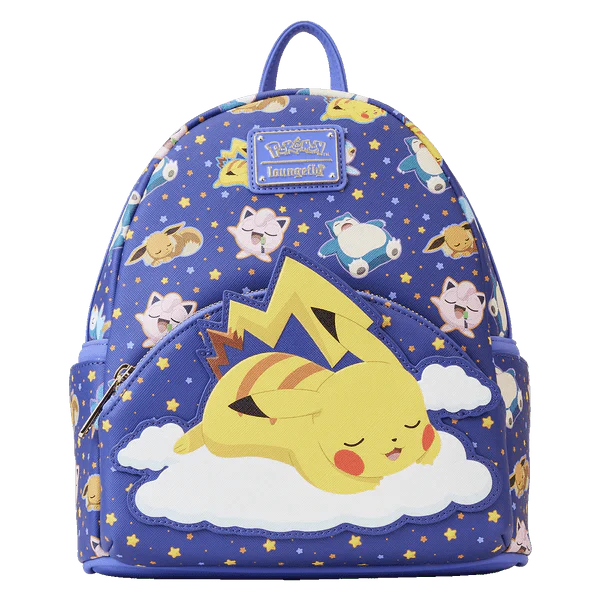 Loungefly Pokémon Sleeping Pikachu And Friends Mini Backpack - Pokémon