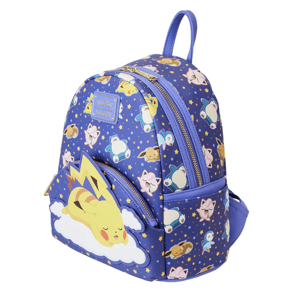 Loungefly Pokémon Sleeping Pikachu And Friends Mini Backpack - Pokémon - Image 3