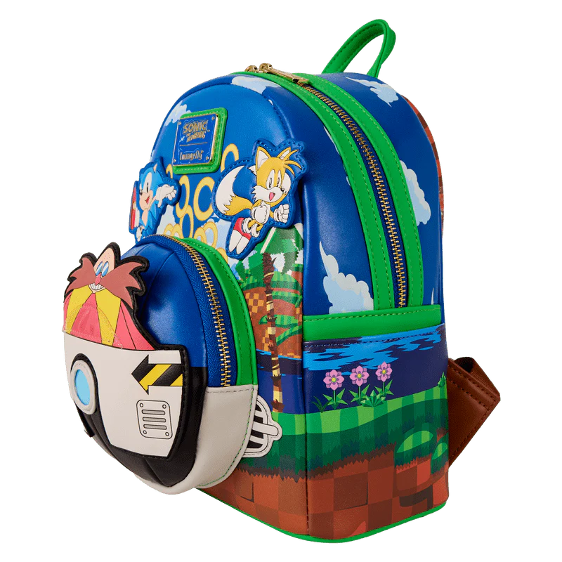 Loungefly Sonic The Hedgehog Light-Up Mini Backpack - Image 2