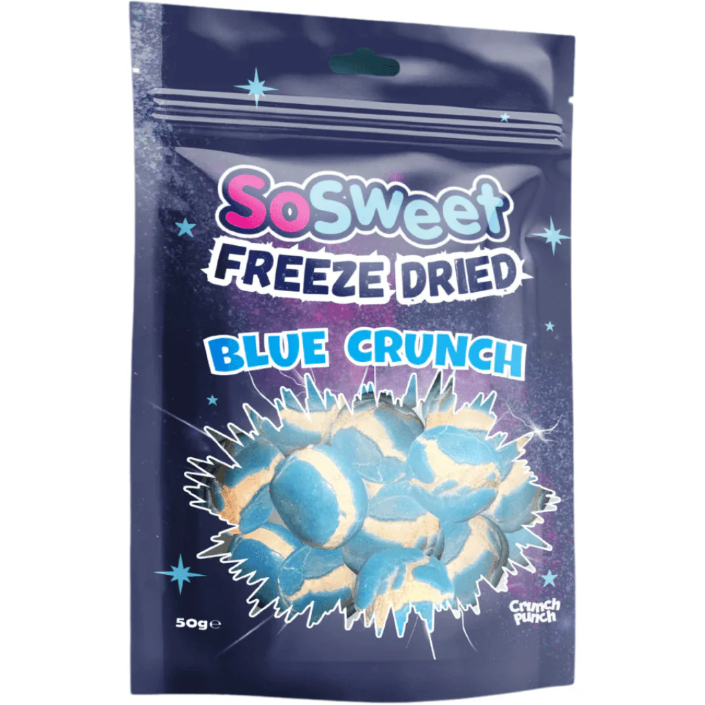 SoSweet Freeze Dried Blue Crunch 50g