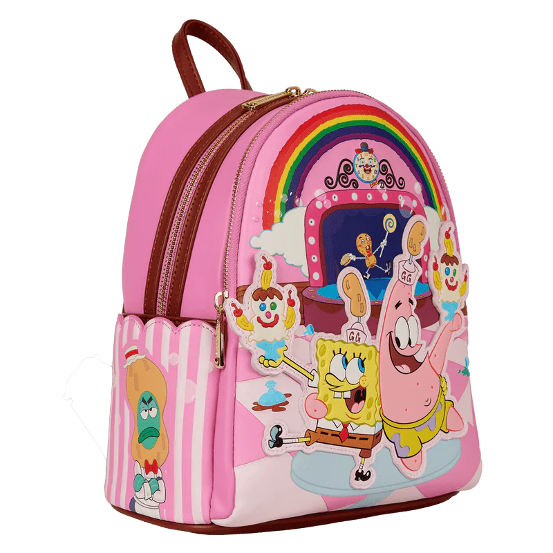 Loungefly SpongeBob SquarePants & Patrick Star Goofy Goober Light-Up Mini Backpack - Image 3
