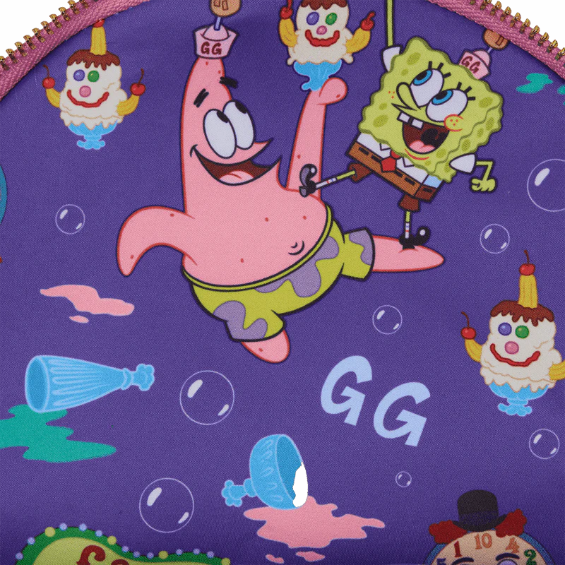 Loungefly SpongeBob SquarePants & Patrick Star Goofy Goober Light-Up Mini Backpack - Image 6