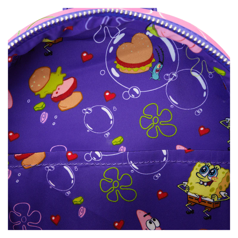 Loungefly SpongeBob SquarePants & Patrick Star Hearts Mini Backpack - Image 7