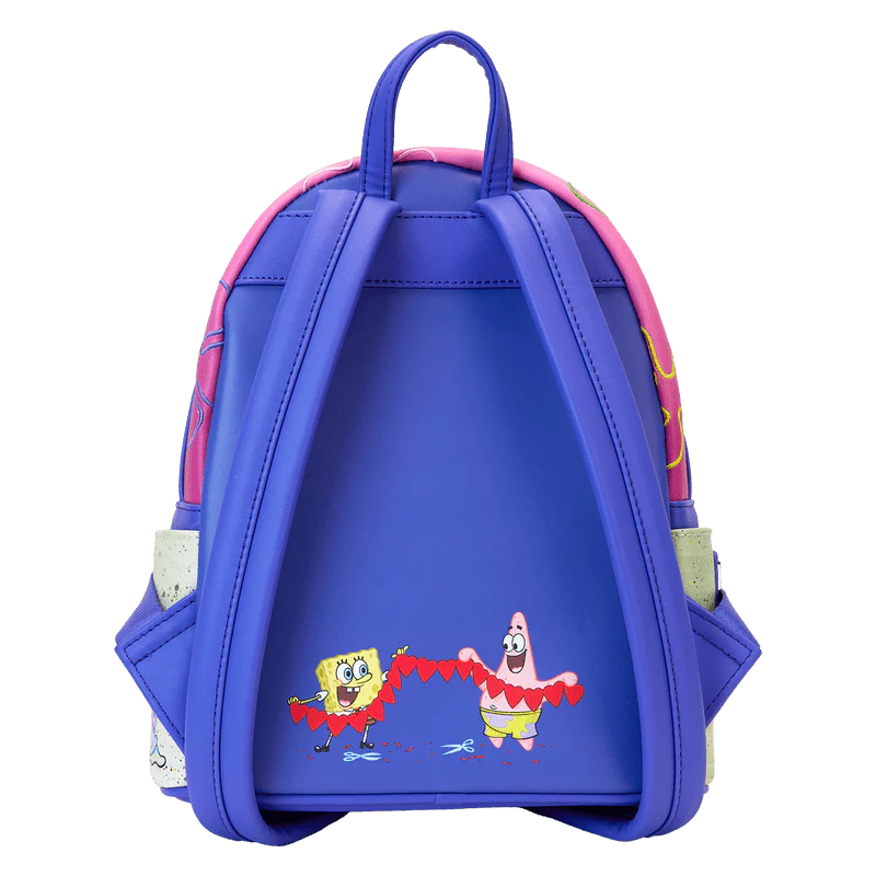 Loungefly SpongeBob SquarePants & Patrick Star Hearts Mini Backpack - Image 9