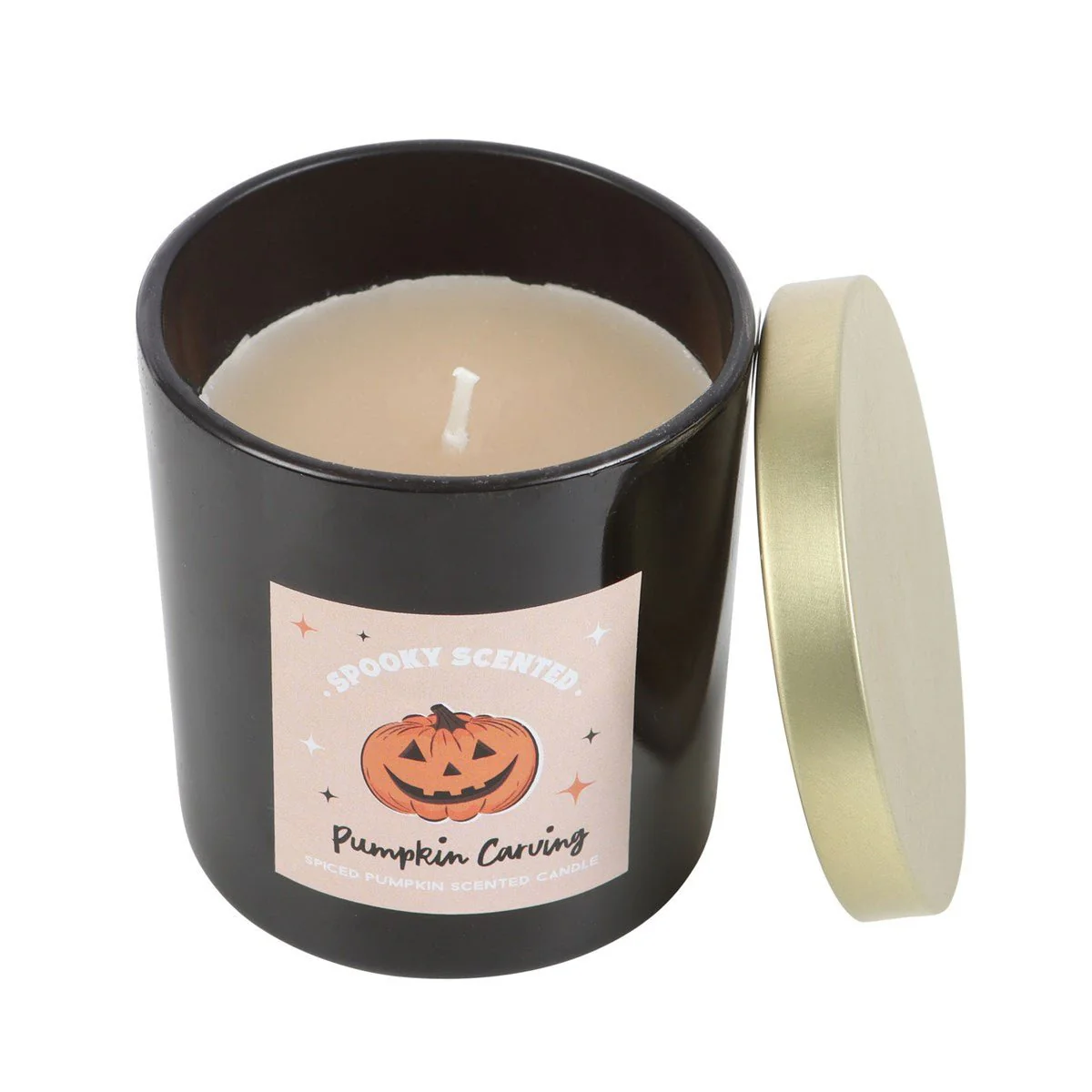 Spooky Scented Candle - Pumpkin Carving - Image 2